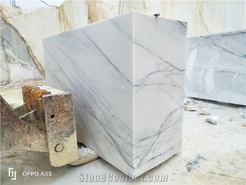 Vietnam Sparkling Calacatta Marble Blocks