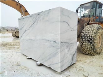 Vietnam Sparkling Calacatta Marble Blocks