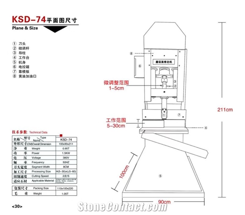Stone Splitting Machine KSD-74