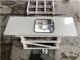 Grey Quartz Artificial Stone Countertops
