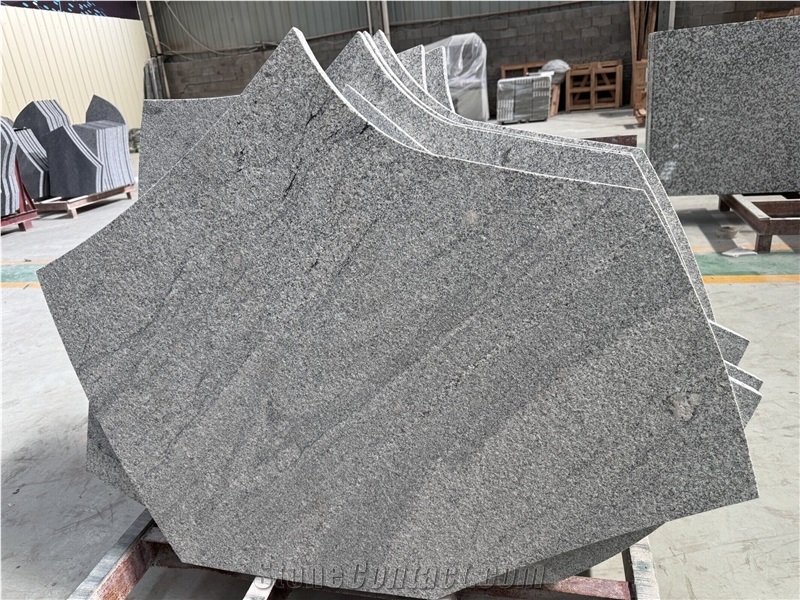 China Juparana Granite Flagstone Flamed Surface