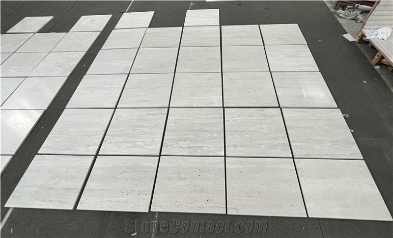 China White Travertine Tiles For Floor