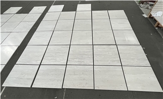 China White Travertine Tiles For Floor