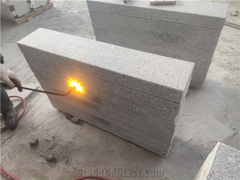Grey Granite Kerbstones Flamed
