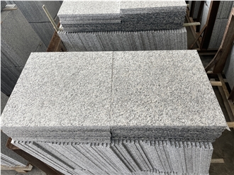 New Grey Granite G602 Tiles In Flamed Surface