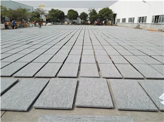 Olive Green Granite Floor Tiles For Projects