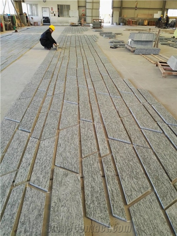 Olive Green Granite Floor Tiles For Projects
