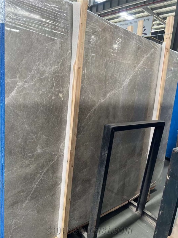 Tundra Grey Marble Slabs