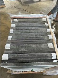 Vietnam Black Basalt Tiles Flamed