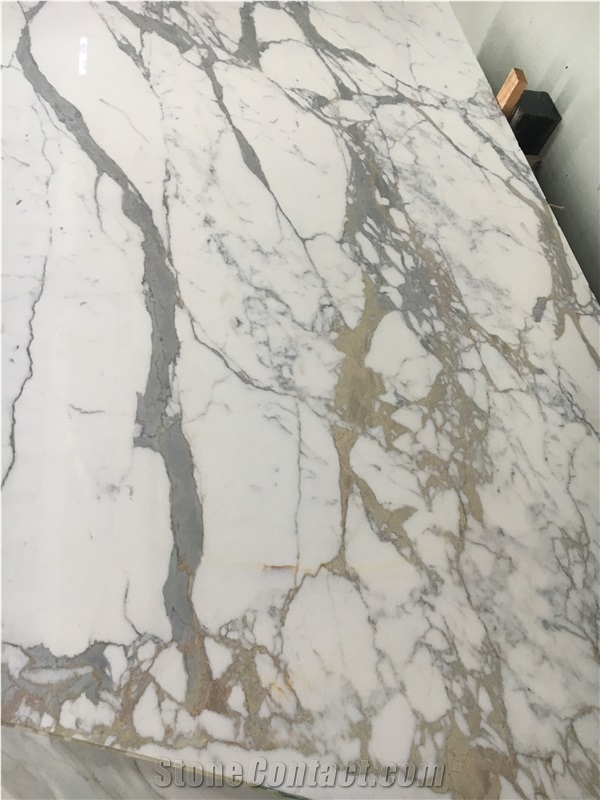 Italy Luxury Marble Slabs Calacatta Macchia Slab For Kitchen
