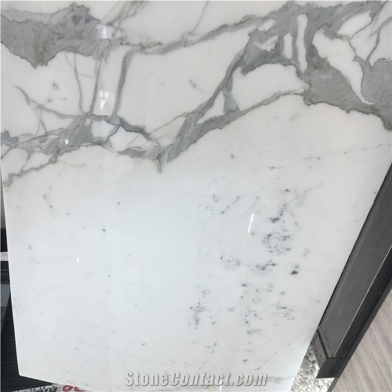 Italy Luxury Marble Slabs Calacatta Macchia Slab For Kitchen