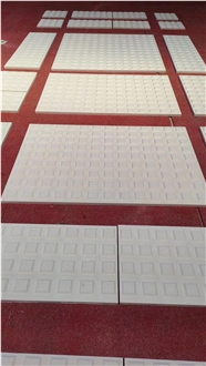 Light Beige Limestone Panels Moca Cream 3D Cnc Wall Panels
