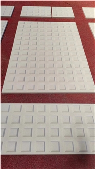 Light Beige Limestone Panels Moca Cream 3D Cnc Wall Panels