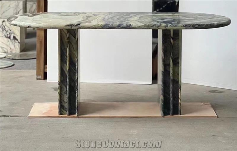 Luxury Marble New White Beauty Hotel Restaurant Dining Table