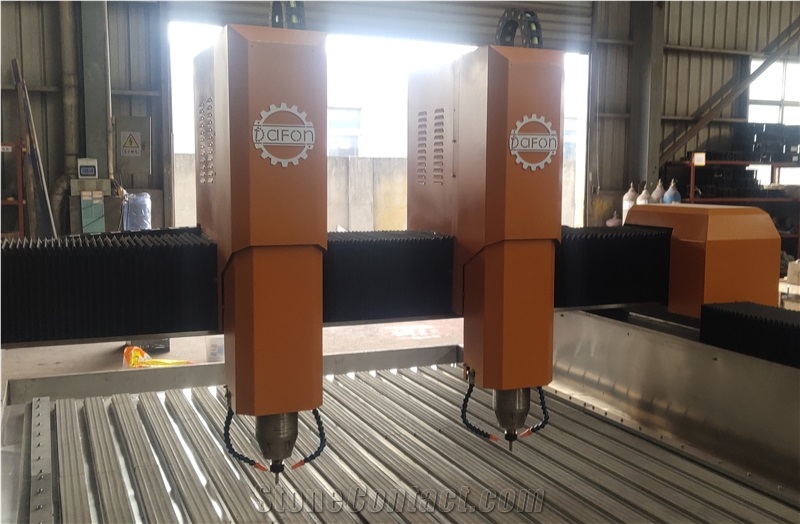 Double-Head CNC Stone Engraving Machine
