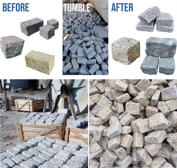 Natural Tumbling Machine For Granite Marble Stone