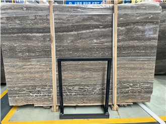 Silver Travertine Slabs