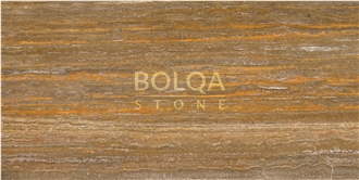 Iran Brown Travertine Slabs -- WIRED TRAVERTINE