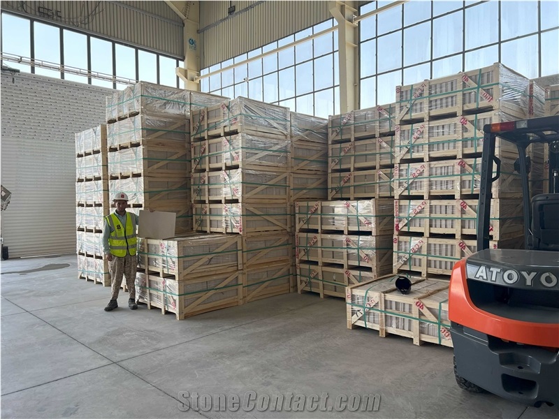 Iran Classic Beige Marble Tiles -- Harsin