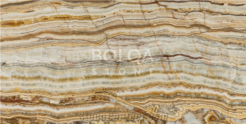 Iran Exotic Onyx Slabs - Rainbow Onyx Slabs