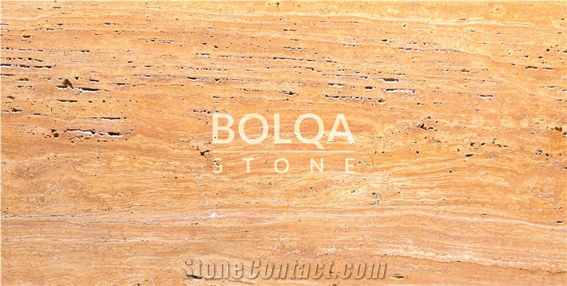 Iran Orange Travertine Tiles -- PORTENDAF
