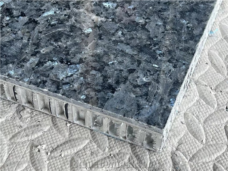 Blue Pearl Granite Laminated With Aluminium Honeycomb Panels