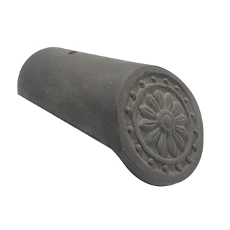 Garden Gazebo Chinese Grey Clay Roof Tiles