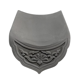 Garden Gazebo Chinese Grey Clay Roof Tiles