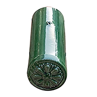 Green Antique Chinese Bamboo Style Garden Roofing