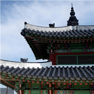 Korean Hanok Asian Roof Korea Clay Tile Roof