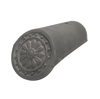 Temple Pagodas Clay Grey Style Roofing Japanese Roof Tiles