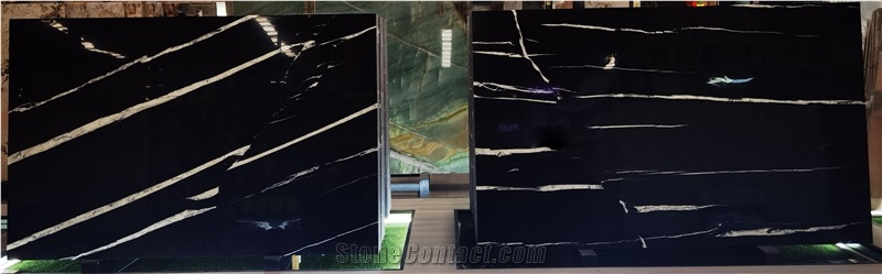 Galaxy Meteorite Marble Flooring Slabs Tiles