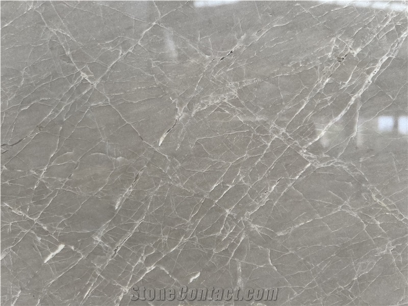 Tundra Grey Marble Premium Grade A Slab Pattern