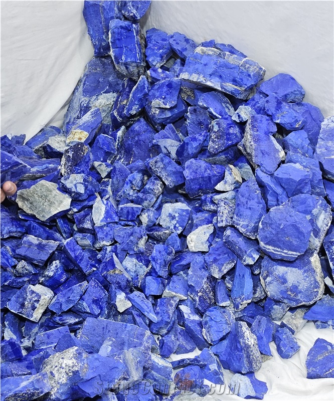 Rough Afghan Lapis Lazuli Blue Stone Boulders