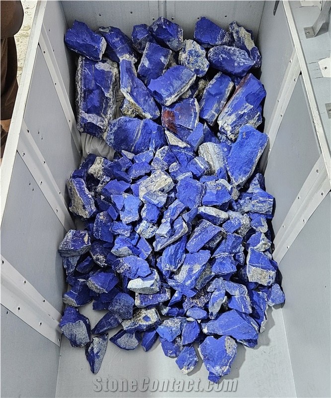 Rough Afghan Lapis Lazuli Blue Stone Boulders