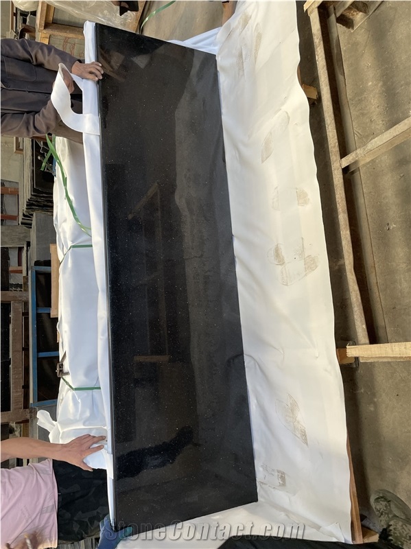 Black Galaxy Granite Kitchen Countertop Hot-Sale