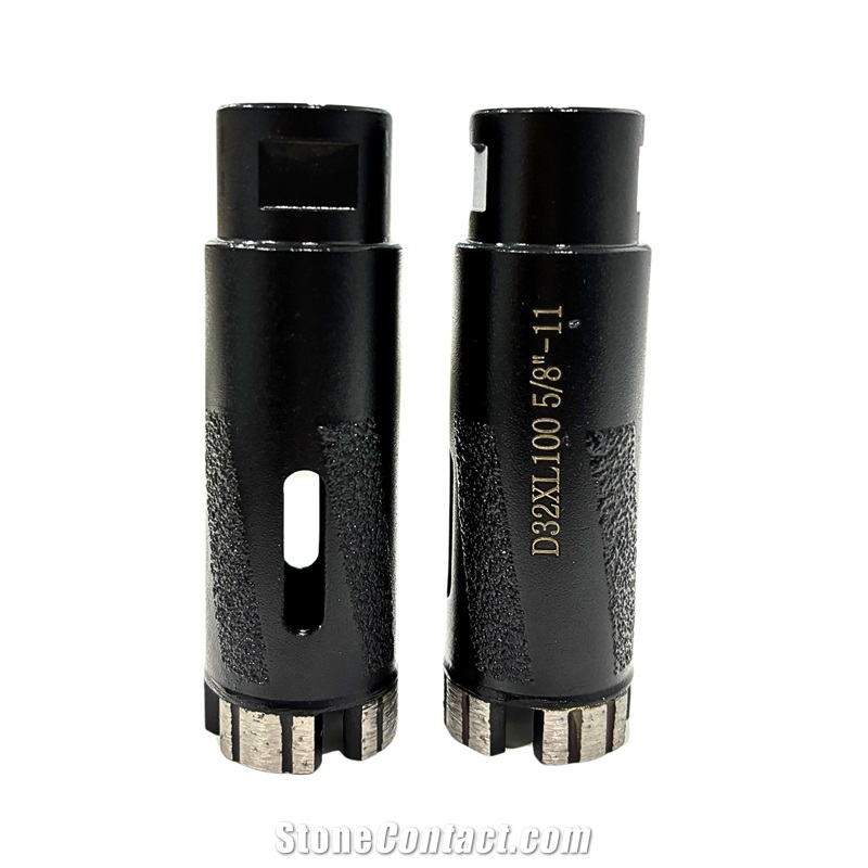Dry Diamond Core Drill Bit For Granite Marble Quartz Stone