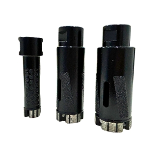 Dry Diamond Core Drill Bit For Granite Marble Quartz Stone