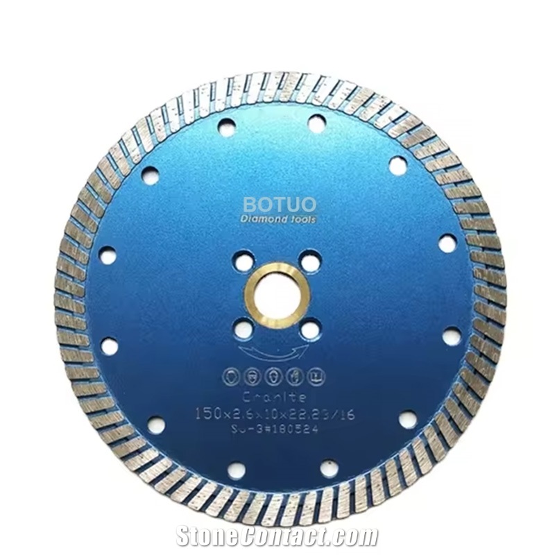 Tiles Cutting Blade Diamond Continuous Rim Turbo Saw Blade