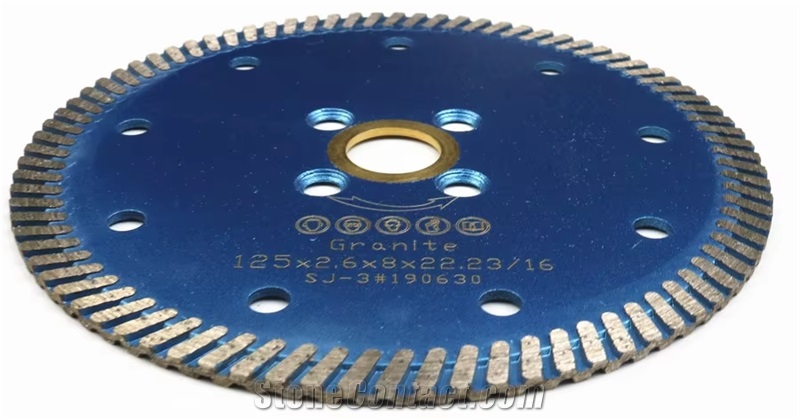 Tiles Cutting Blade Diamond Continuous Rim Turbo Saw Blade