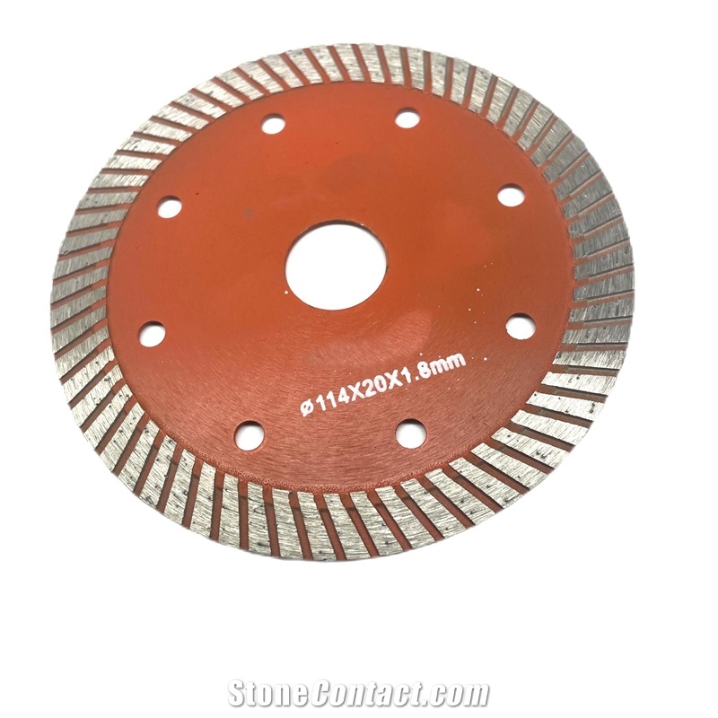 Tiles Cutting Blade Diamond Continuous Rim Turbo Saw Blade