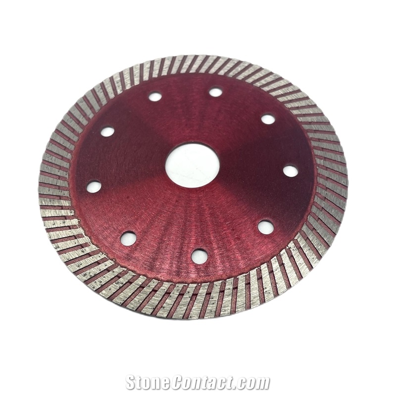 Tiles Cutting Blade Diamond Continuous Rim Turbo Saw Blade