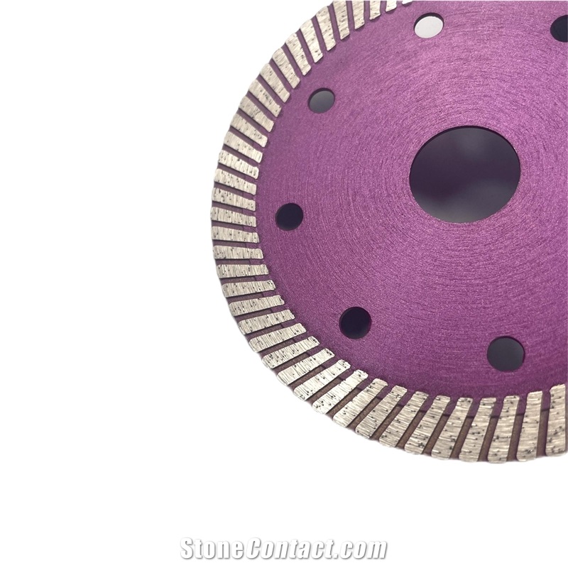 Tiles Cutting Blade Diamond Continuous Rim Turbo Saw Blade