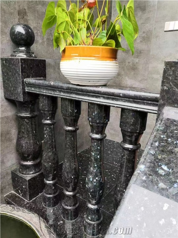 Customized Granite Terrace Balustrades Rails For Villa