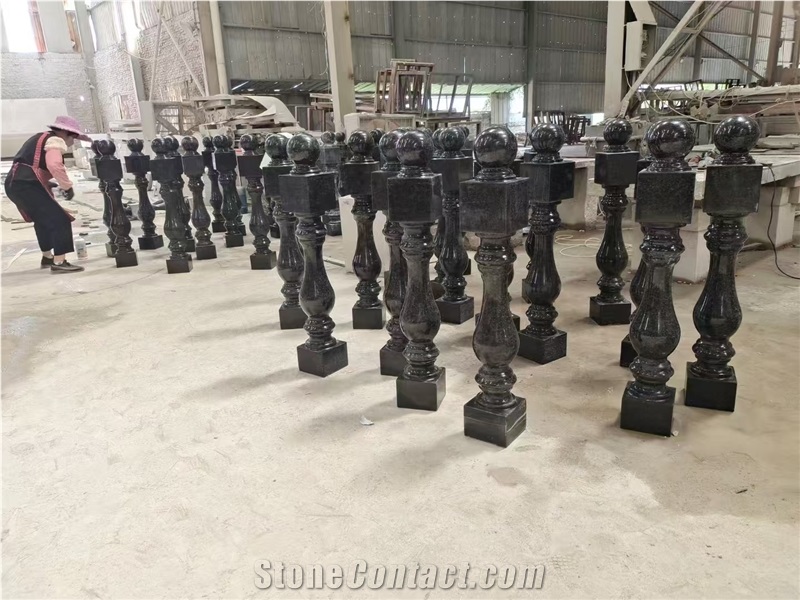 Customized Granite Terrace Balustrades Rails For Villa