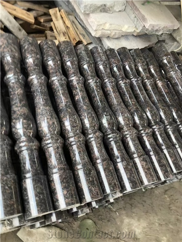Customized Granite Terrace Balustrades Rails For Villa