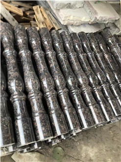 Customized Granite Terrace Balustrades Rails For Villa