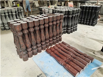 Customized Granite Terrace Balustrades Rails For Villa