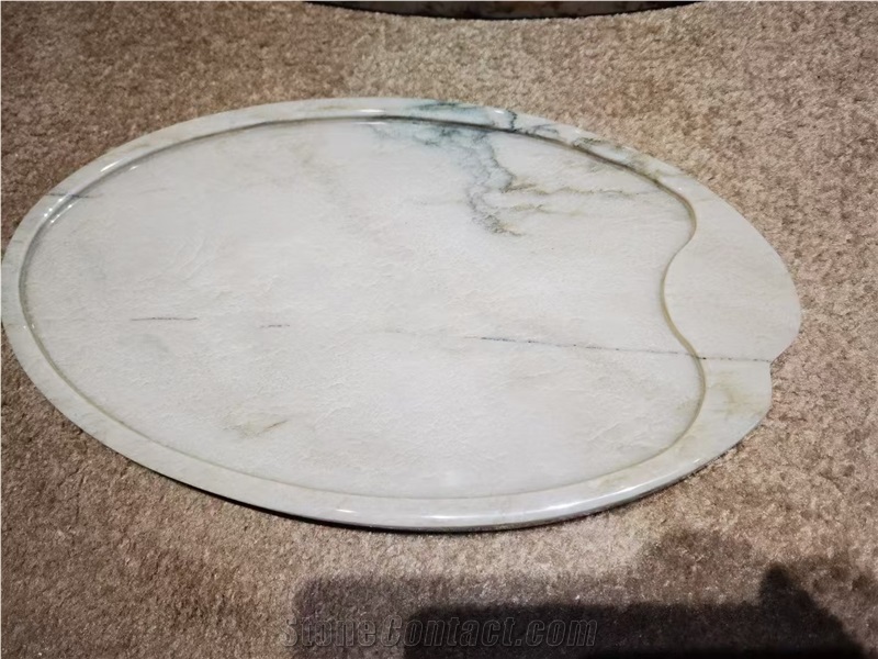 Modern Natural Stone Marble Trays Plates
