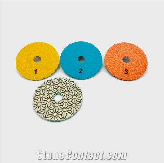 WWP03 White Polish Pad Used Polish Stone